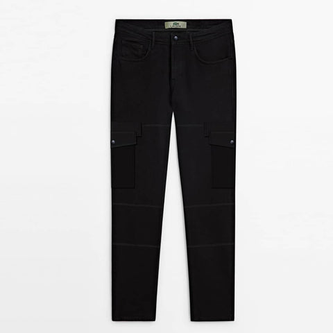 Lacoste Black Cargo Jeans