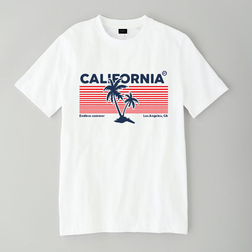 California Endless Summer White T shirt