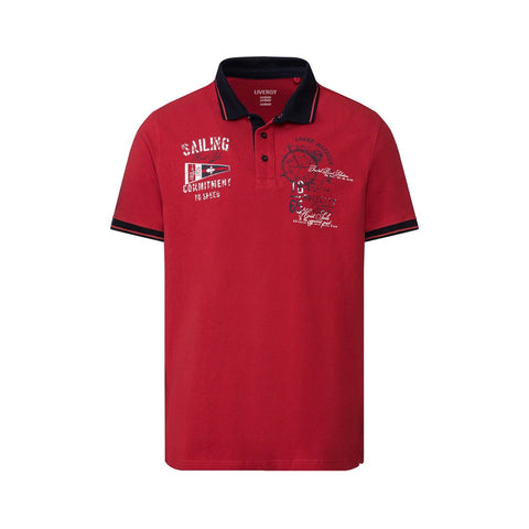 Livergy Yacht Club Red Men Polo