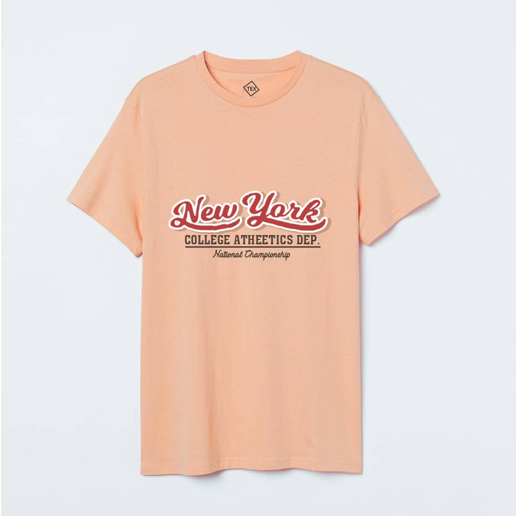 New York NY Tex Pink T shirt