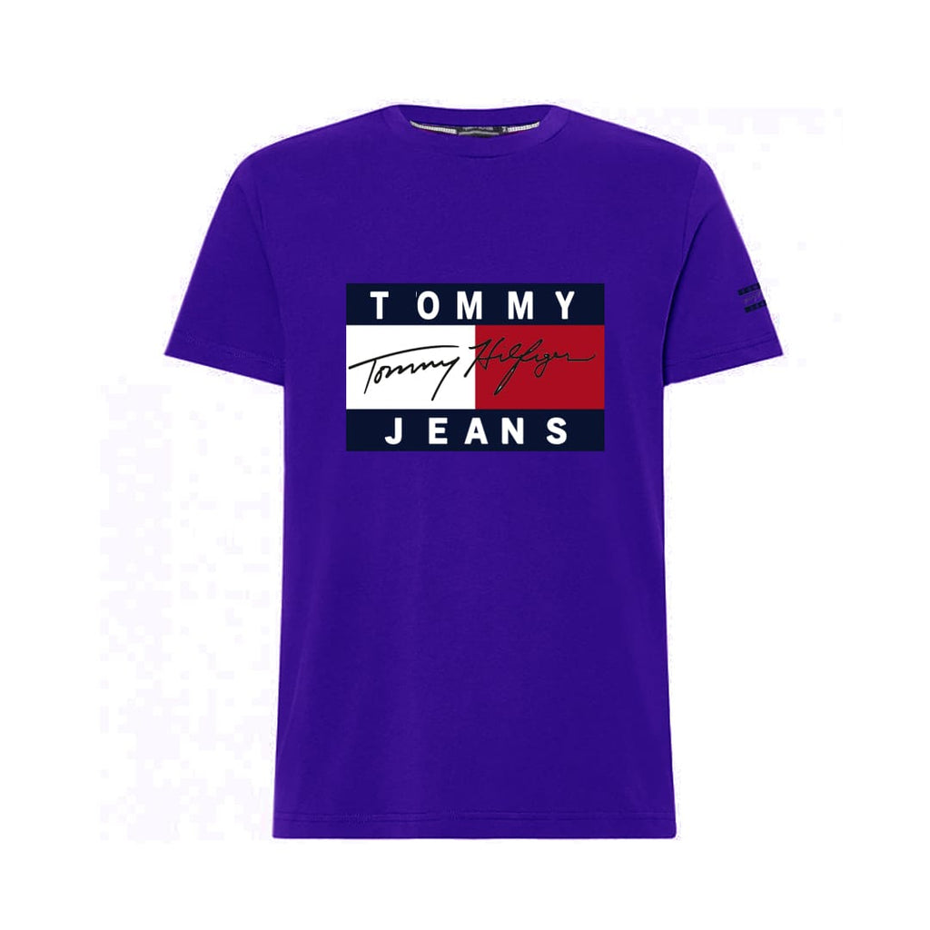 Tommy Hilfiger Blue Round Neck T shirt