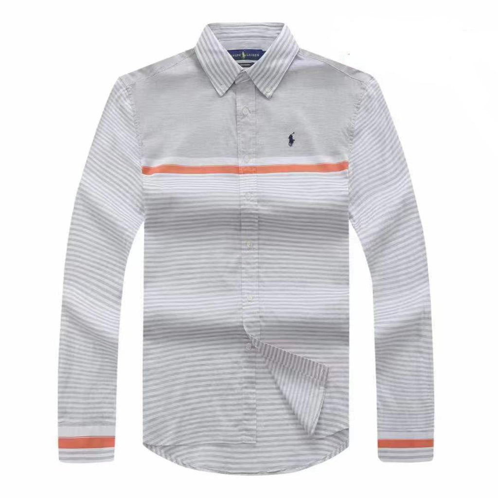 Polo Ralph Lauren Custom Fit Stripes Long Sleeve Oxford Shirt