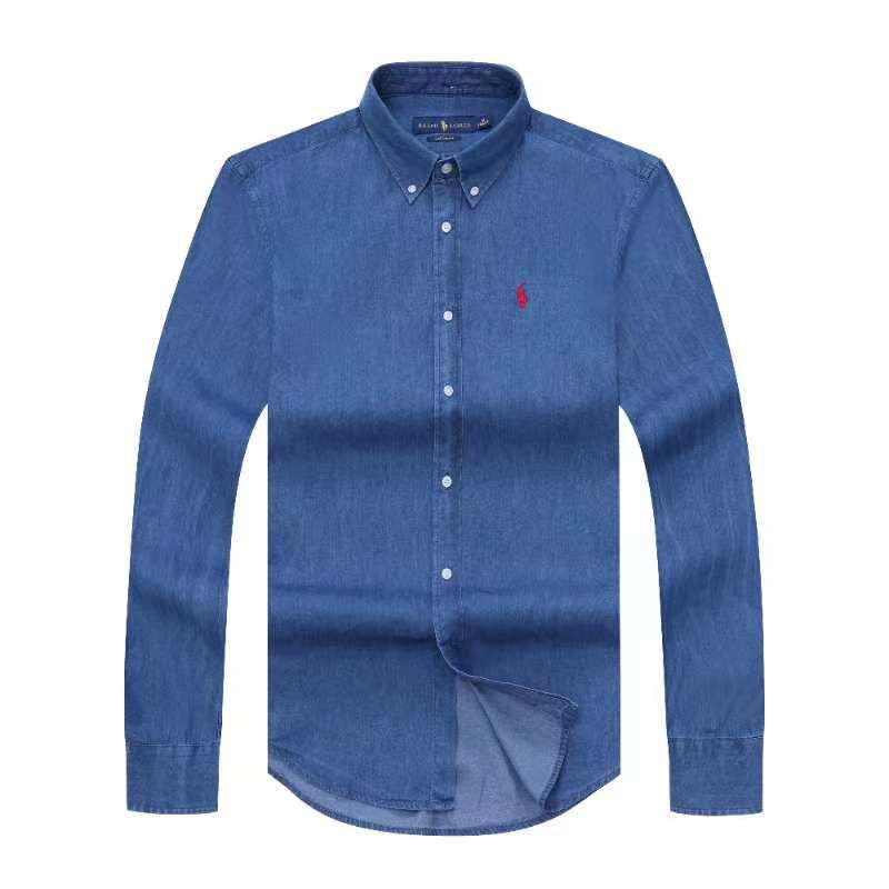 Polo Ralph Lauren  Long Sleeve Plain Denim Shirt