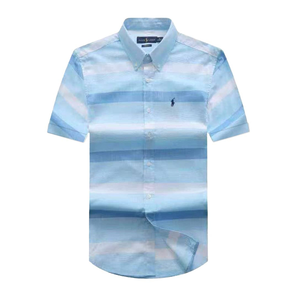 Polo Ralph Lauren Custom Fit Stripes Short Sleeve Oxford Shirt