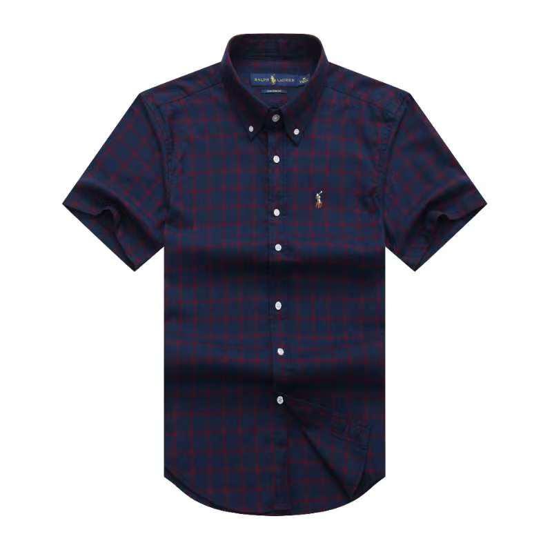 Polo Ralph Lauren Custom Fit Check Short Sleeve Oxford Shirt