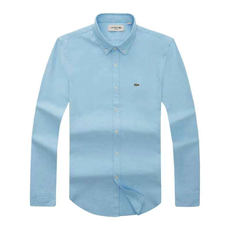Lacoste Men's Marine Long Sleeve Oxford Shirt
