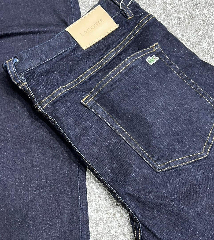 Lacoste  Men Straight Cut Black Jeans