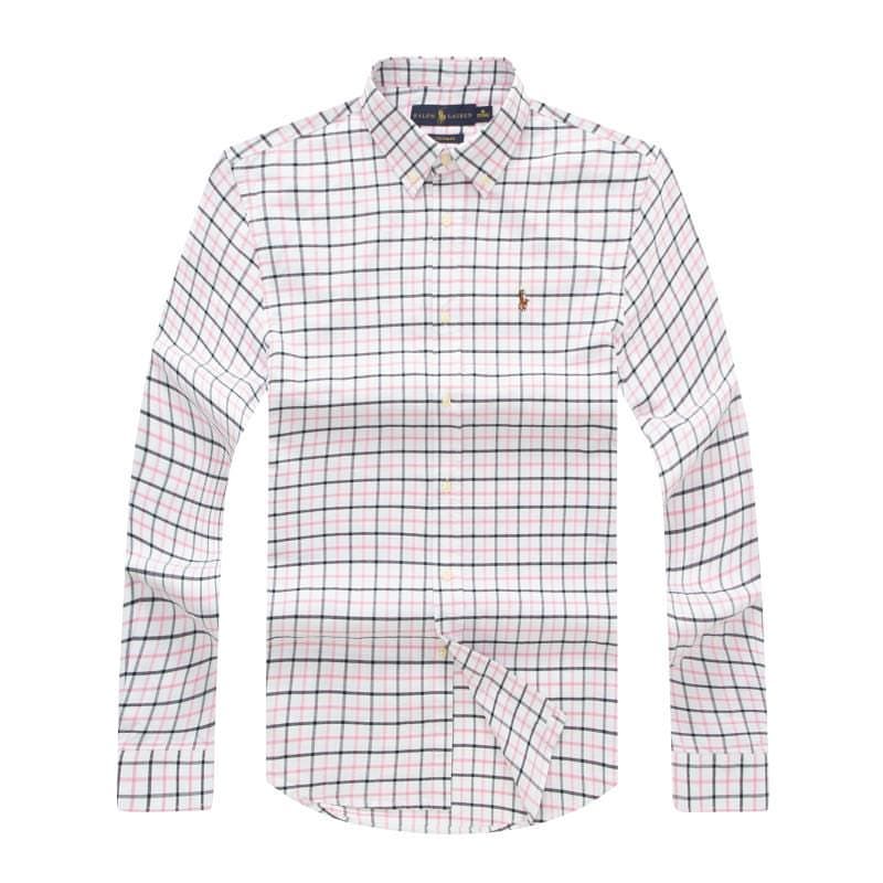 Polo Ralph Lauren White Check Long Sleeve Shirt