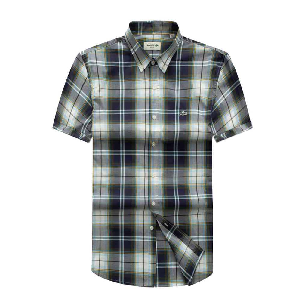 Lacoste Check Short Sleeve Men Shirt