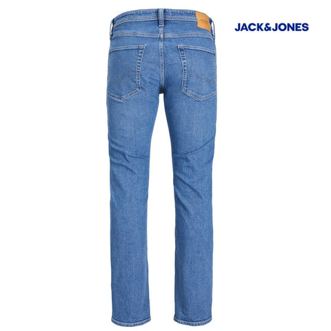 Jack And Jones Men Blue Straight Cut Jeans