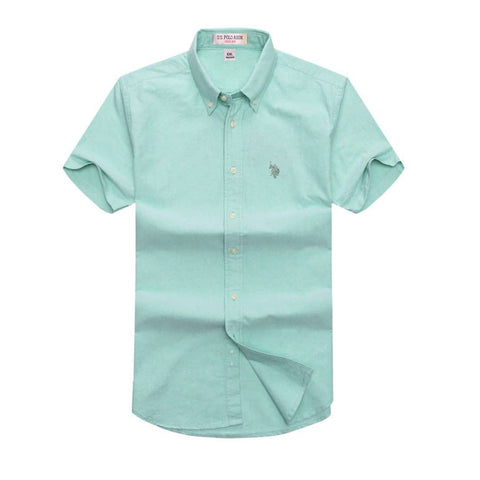 US Polo Assn Lemon Green Short Sleeve Men Shirt
