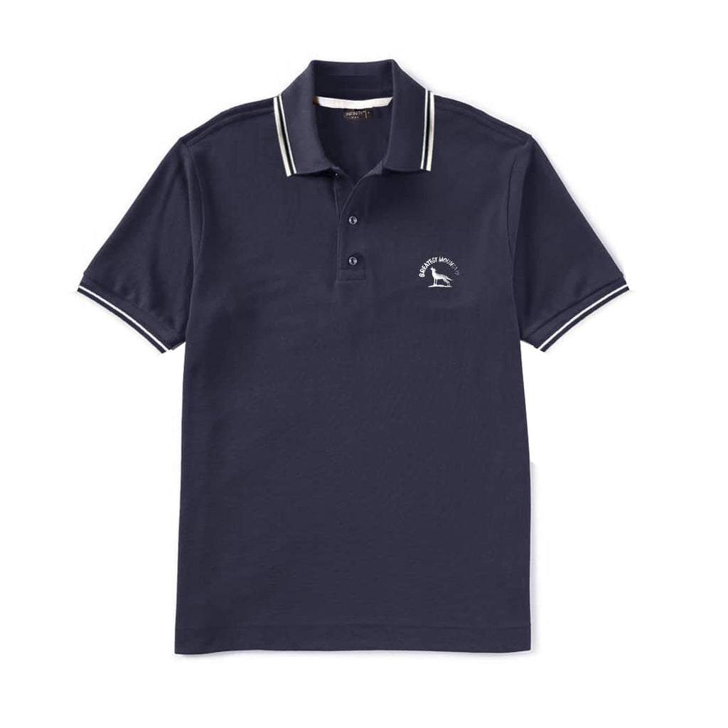 Infinity Man Navy Blue Men Polo