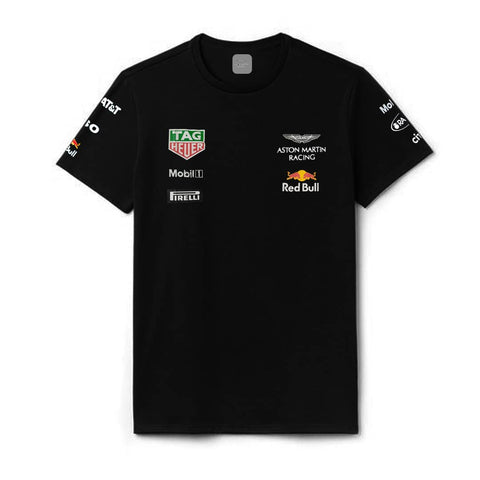 Aston Martin Cognizant Black F1  Official Team T-Shirt