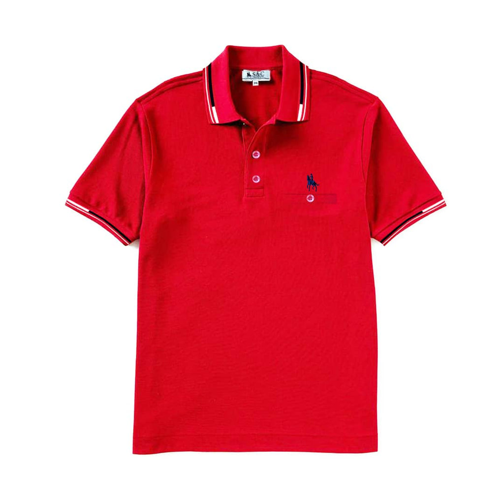 S&C Red Men Polo