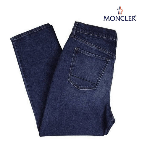 Moncler Blue Men Jeans