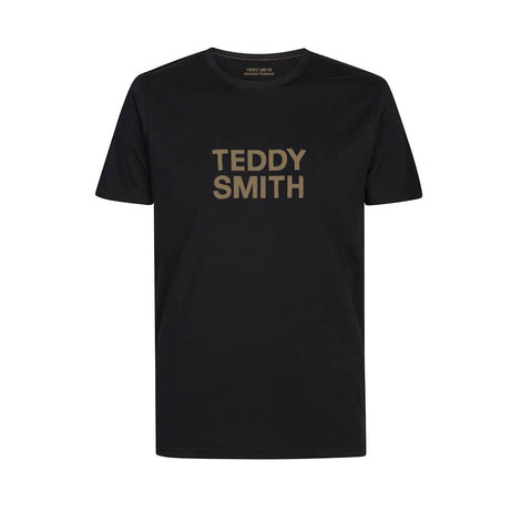 TEDDY SMITH BLACK MEN T SHIRT