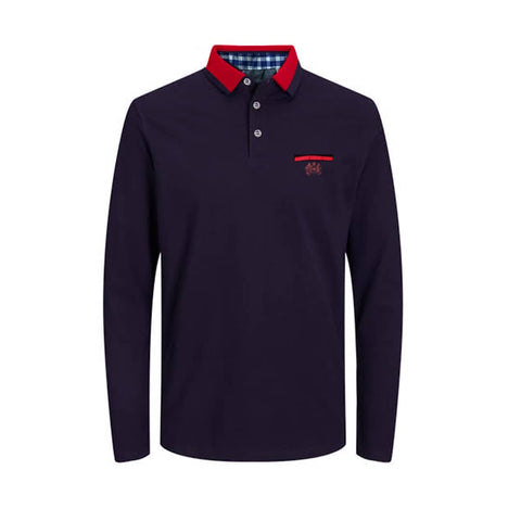 Rugby Men Navy Blue Polo