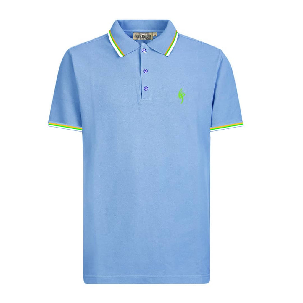 Henry Barrows Italian Sky Blue Men Polo