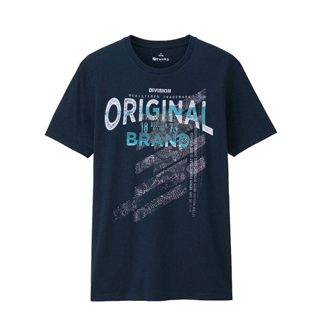 Reward Navy Blue Men T shirt