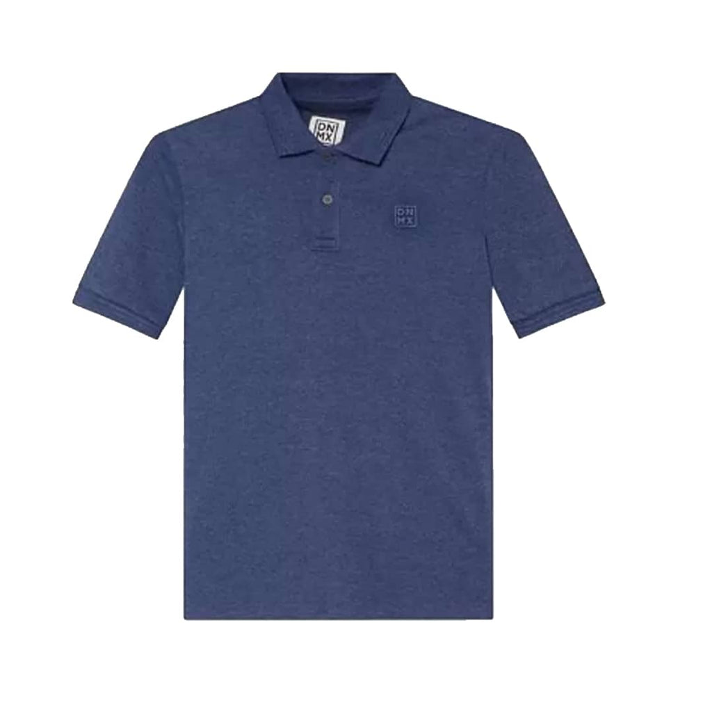 DNMX Navy Blue Men Polo