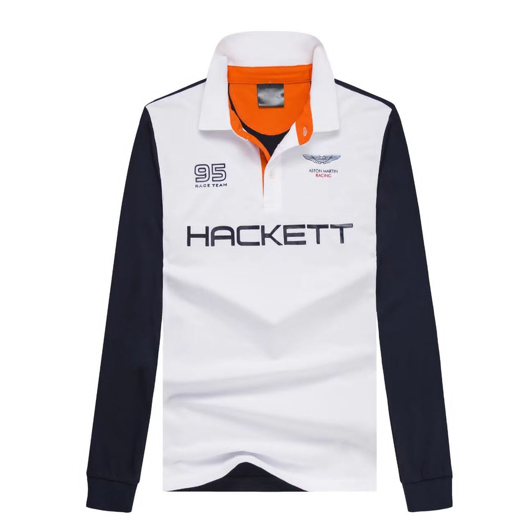 Hackett Men Long Sleeve Polo