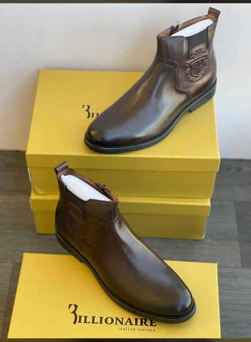 Billionaire Brown Leather Boot