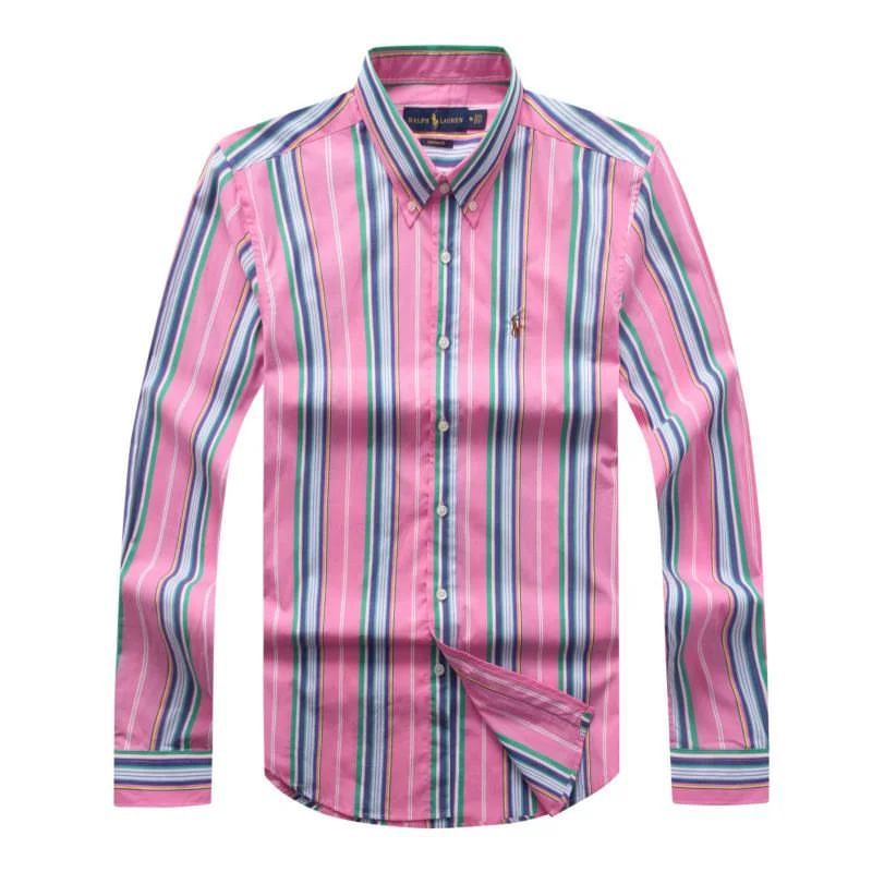 Polo Ralph Lauren Men Stripe Long Sleeve Shirt