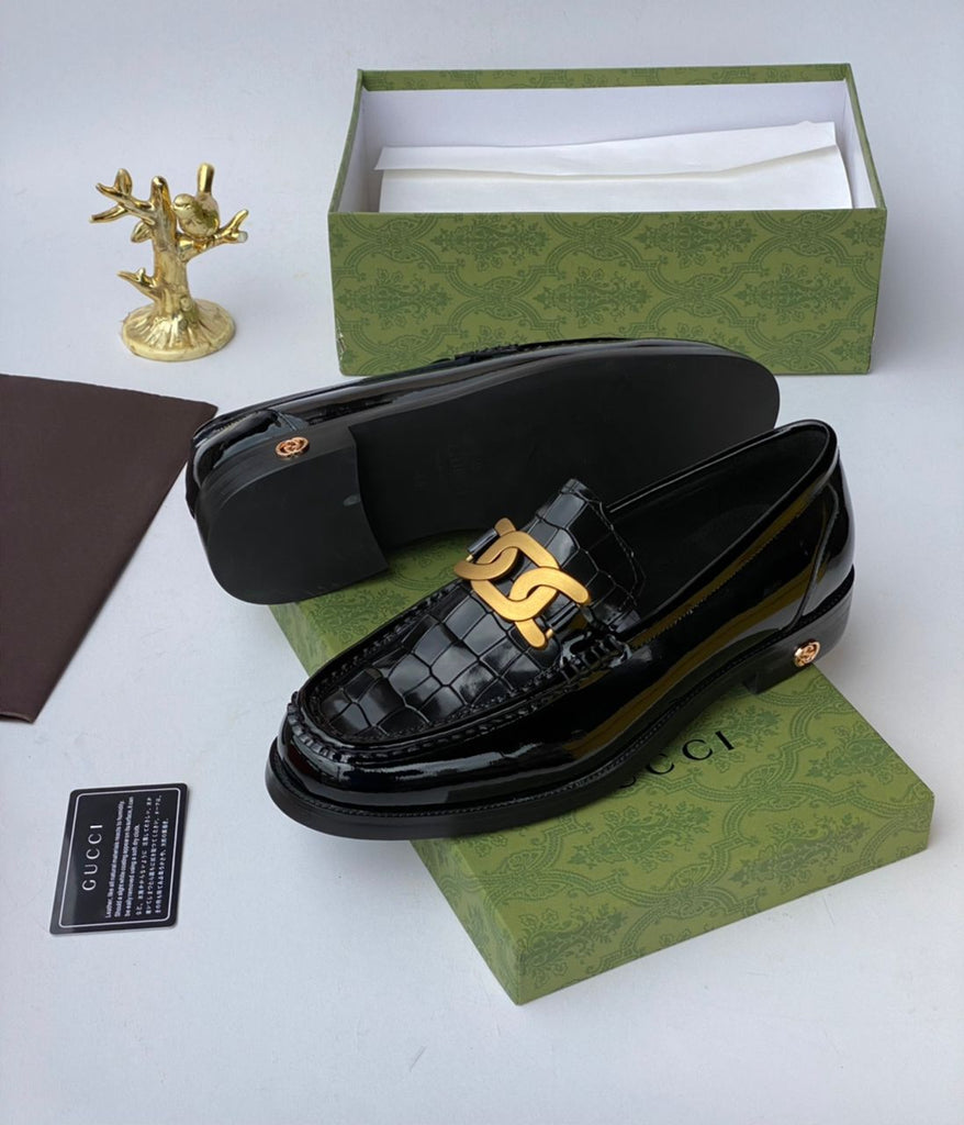 Gucci Men Leather Loafers