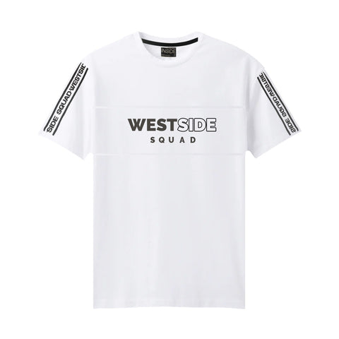 Westside Squad Men White T shirt