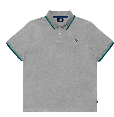 North Sail Grey Men Polo