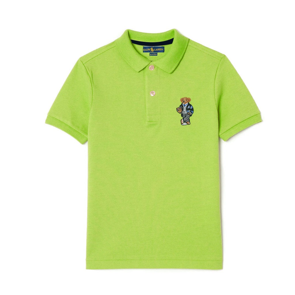 Ralph Lauren Bear Polo In Green