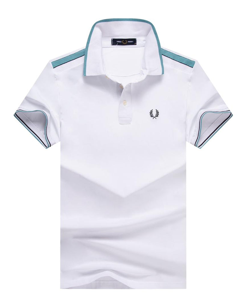 Fred Perry Men White Polo