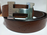 Hermes Brown Leather Belt