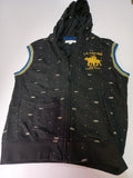 USPA Assn Men Armless Black Hoodie