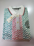 Versace Men White Medusa Polo