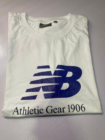 New Balance White Men T shirt