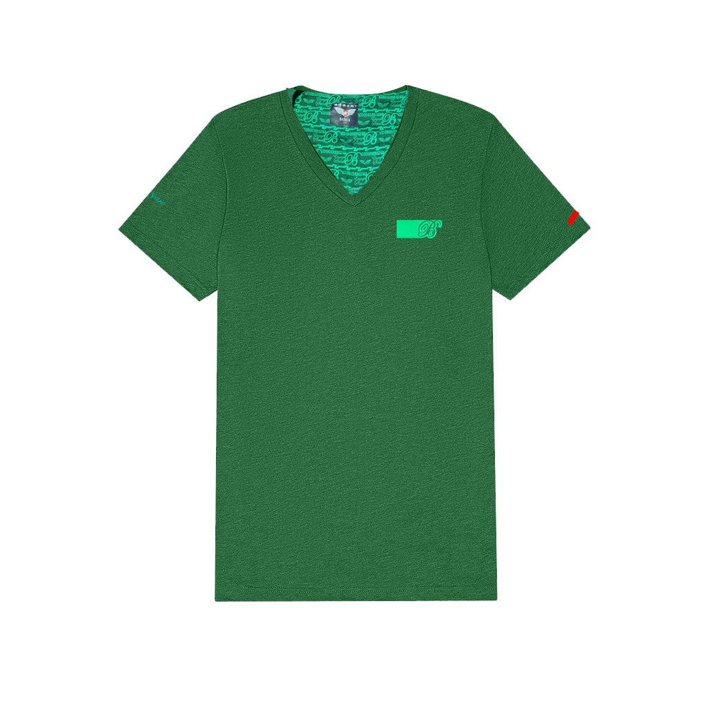 Bogart Luxury Green V neck T shirt