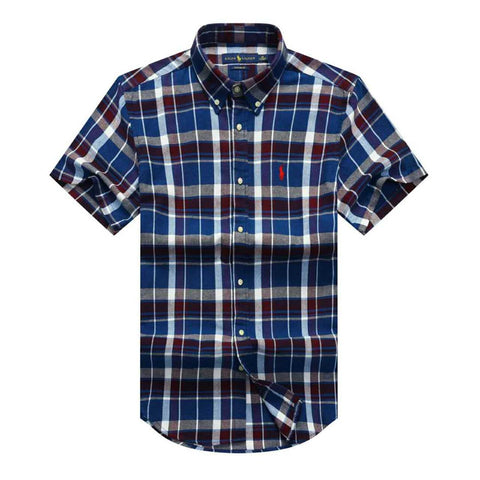 Ralph Lauren Men Check Short Sleeve Shirt