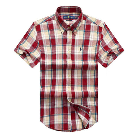 Ralph Lauren Men Check Short Sleeve Shirt
