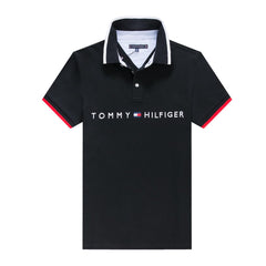 Tommy Hilfiger Black Men Polo