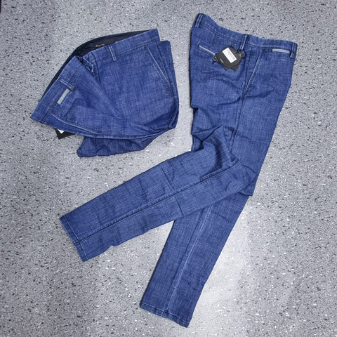 Massimo Italian Denim Chino Blue