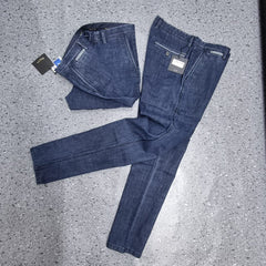 Massimo Italian Denim Chino Blue