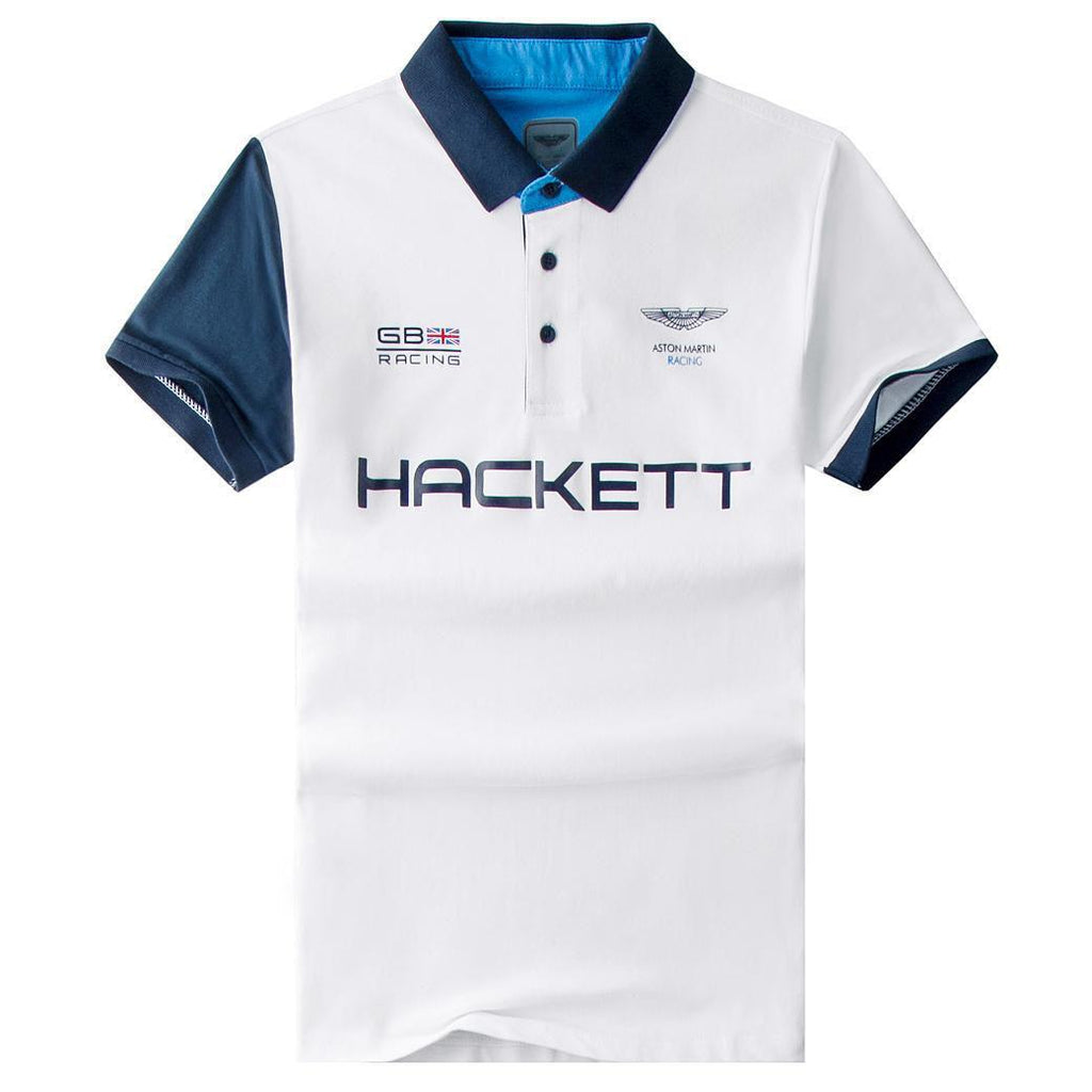 Hackett Aston Martin White Polo