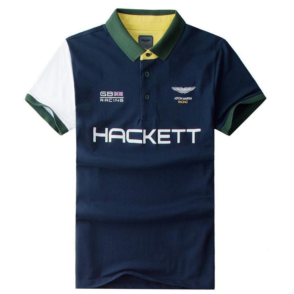 Hackett Aston Martin Navy Blue Polo