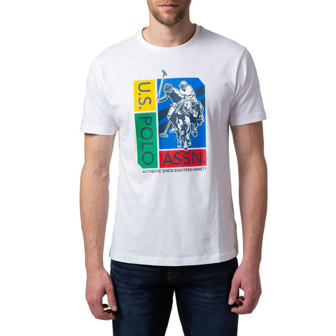 US Polo Assn White Men T shirt