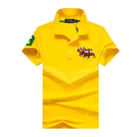 Polo Ralph Lauren Yellow Flying Pony Men Polo