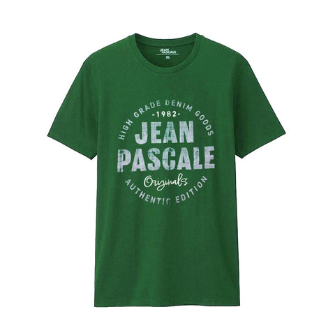 Jean Pascale Green Round Neck T shirt