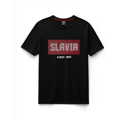 Slavia Italian Men Black T shirt