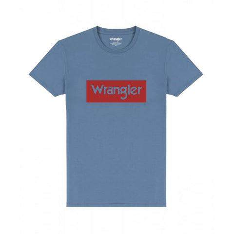 Wrangler Men Blue T shirt