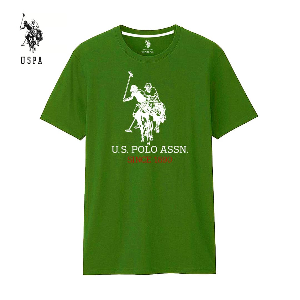 US Polo Assn Green Round Neck T shirt